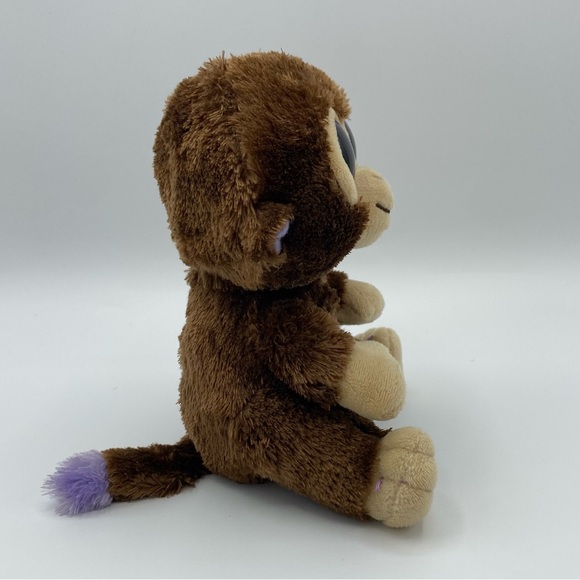 TY Beanie Boos Buckwheat Lynx Coconut Monkey Plush Stuffed Toys 6 Inch Set Of 2 - Picture 9 of 11